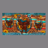Saddle Horseshoe  Sunflower Leopard License Plate Heavyweight Hoodie | Teevron