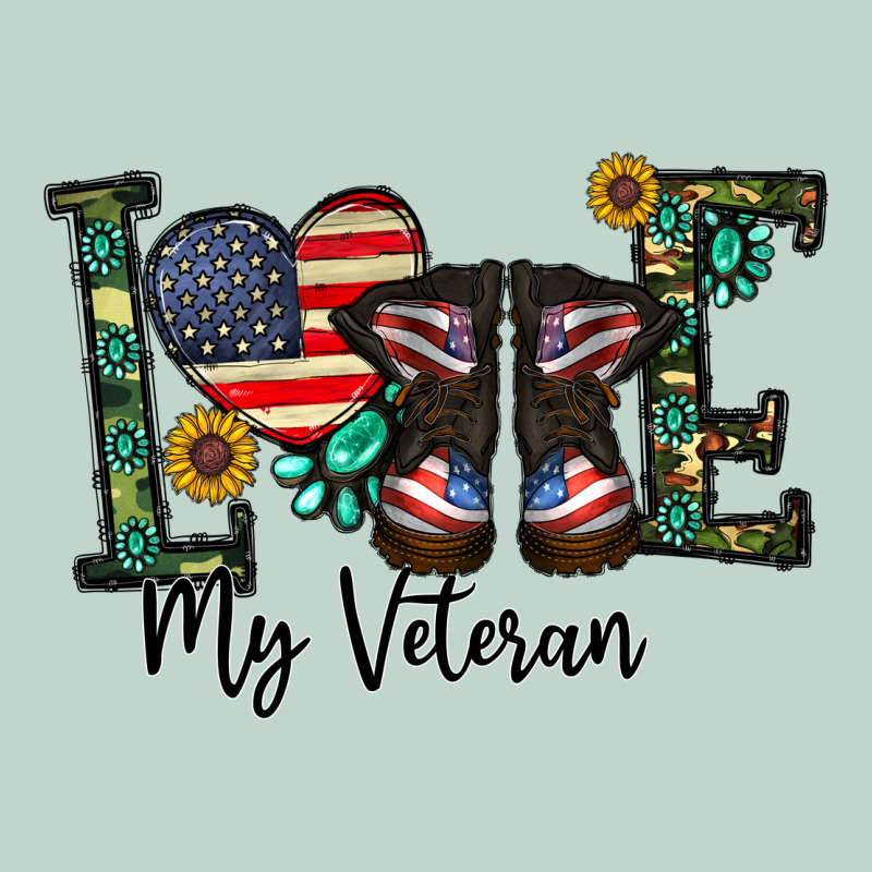 Love My Veteran Zipper Hoodie by CowhideDigitalArt | Teevron
