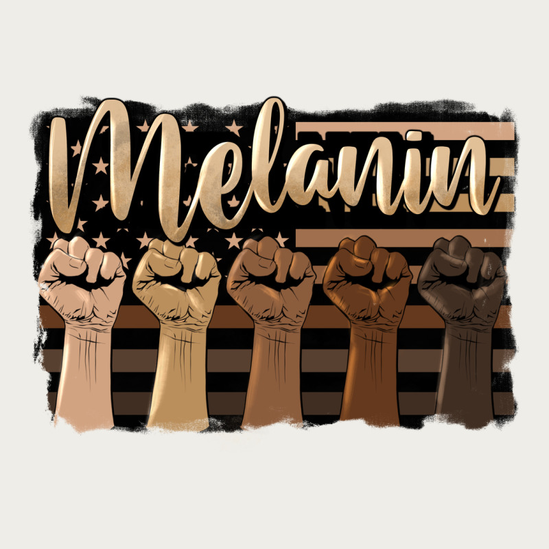 Melanin American Flag Zipper Hoodie by HRA Design Shop | Teevron