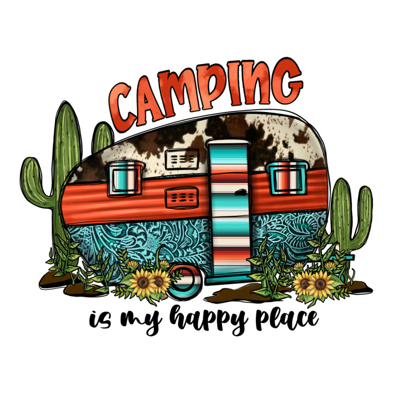 Camping Is My Happy Place Heavyweight Hoodie by JahusDesignShop | Teevron