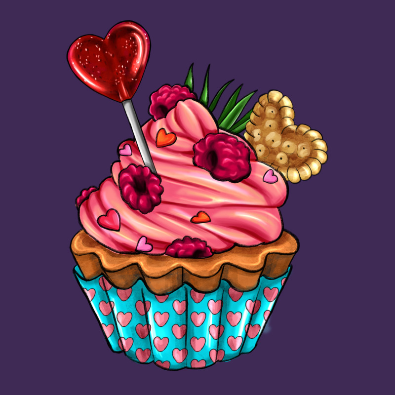 Valentines Day Cupcake Premium Hoodie by AdoDesignShop | Teevron