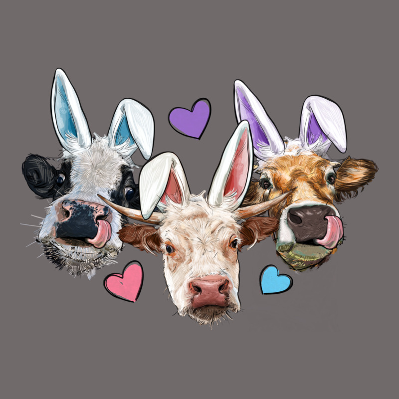 Easter Cows With Bunny Ears Urban Heavy Tee by RanaPortraitStore | Teevron