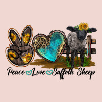 Peace Love Suffolk Sheep Premium Sweatshirt | Teevron