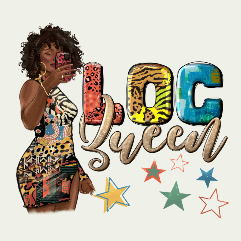 Afro Woman Loc Queen Urban Heavy Tee by texasbilliewilder | Teevron