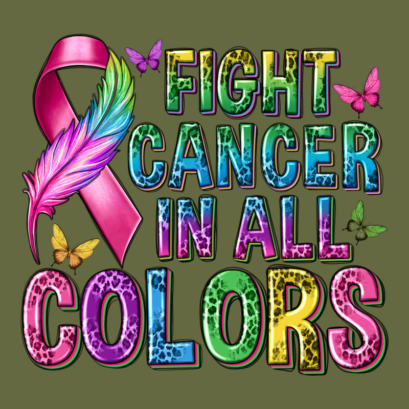 Fight Cancer In All Colors Long Sleeve Tee by texasbilliewilder | Teevron