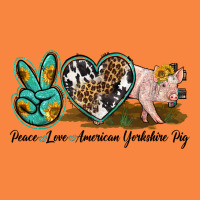 Peace Love Yorkshire Pig Premium Sweatshirt | Teevron