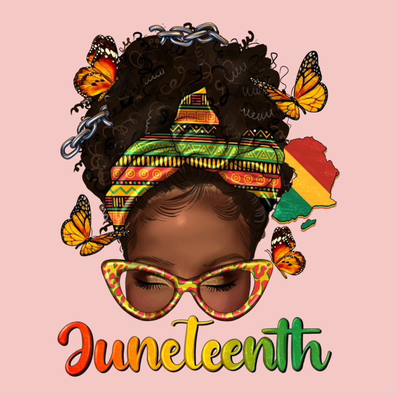 Afro Messy Bun Juneteenth Urban Heavy Tee by texasbilliewilder | Teevron