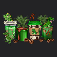 T  Rex Coffee Cups Vintage Tee | Teevron