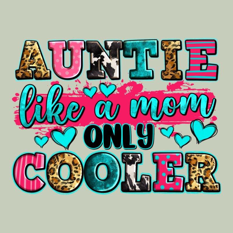 Auntie Like A Mom Only Cooler Long Sleeve Tee by Zillion Design Studio | Teevron