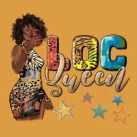 Afro Woman Loc Queen Urban Heavy Tee | Teevron