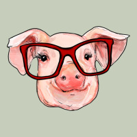 Pig With Red Glasses Long Sleeve Tee | Teevron