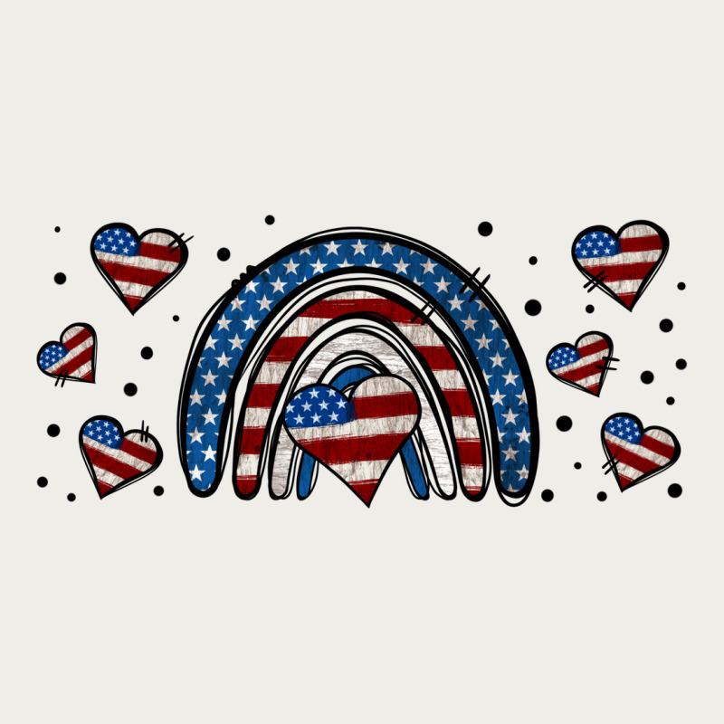 American Flag Rainbow 16oz Libbey Cup Zipper Hoodie by HRA Design Shop | Teevron
