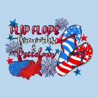 Flip Flops Fireworks & Freedom 4th Of July Classic Tee | Teevron
