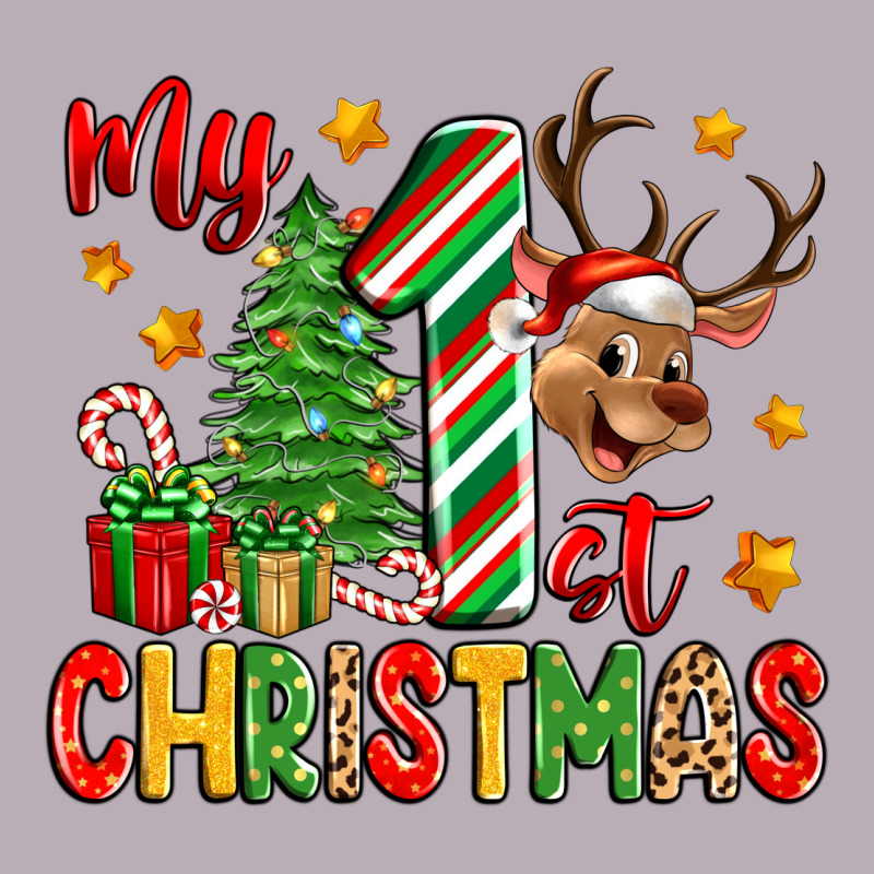 My First Christmas Vintage Tee by Zillion Design Studio | Teevron