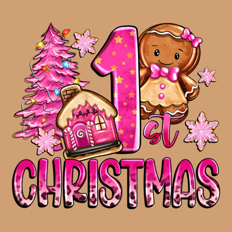 1st Christmas Gingerbread Girl Vintage Tee by Zillion Design Studio | Teevron