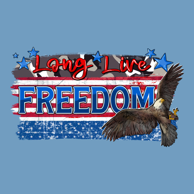 Long Live Freedom Urban Heavy Tee by Zillion Design Studio | Teevron