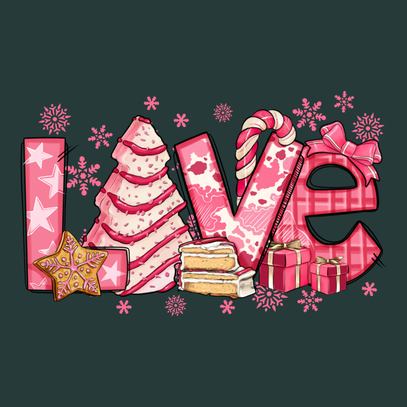 Love Pink Christmas Tree Cake Premium Sweatshirt by Jasminsmagicworld | Teevron