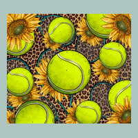 Tennis Ball With Sunflower And Racket Premium Sweatshirt | Teevron
