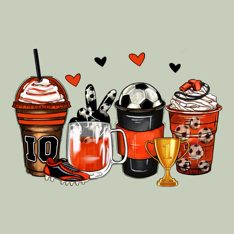 Soccer Coffee Cups Long Sleeve Tee by Zillion Design Studio | Teevron