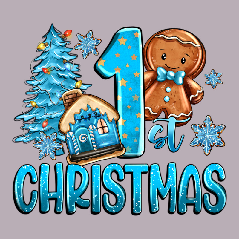 1st Christmas Gingerbread Boy Vintage Tee by Zillion Design Studio | Teevron