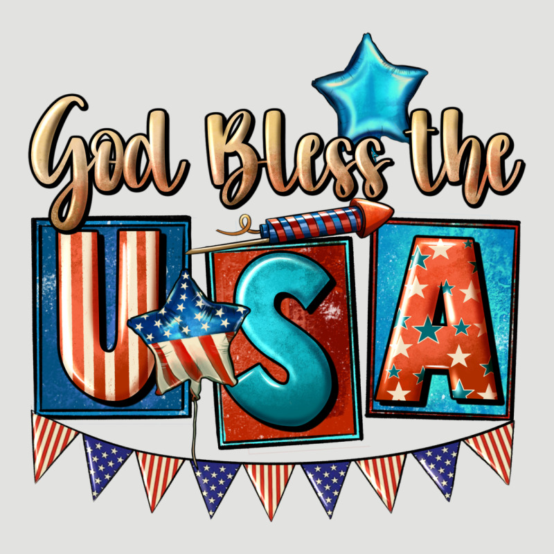 God Bless The Usa 4th Of July Classic Tee by CowGirlArtShop | Teevron