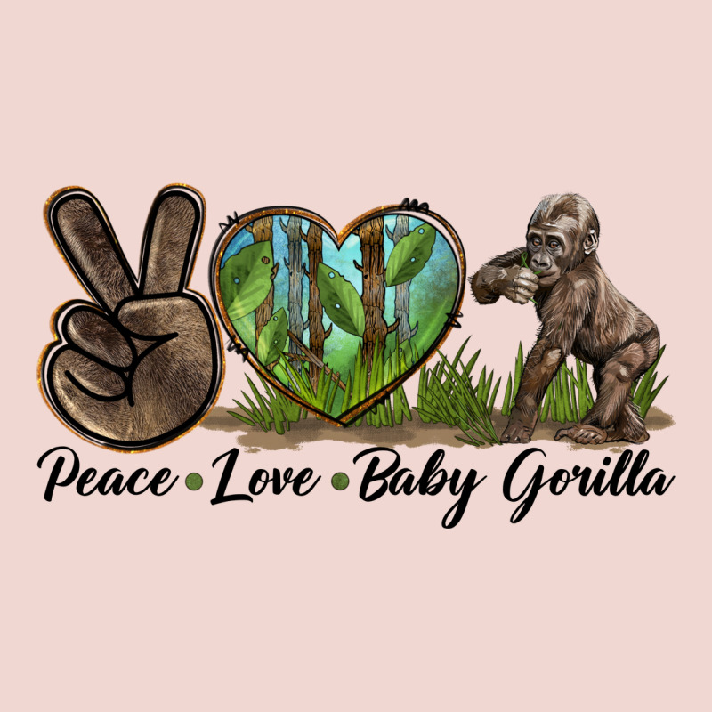 Peace Love Baby Gorilla Premium Sweatshirt by LillyAllenDesigns | Teevron