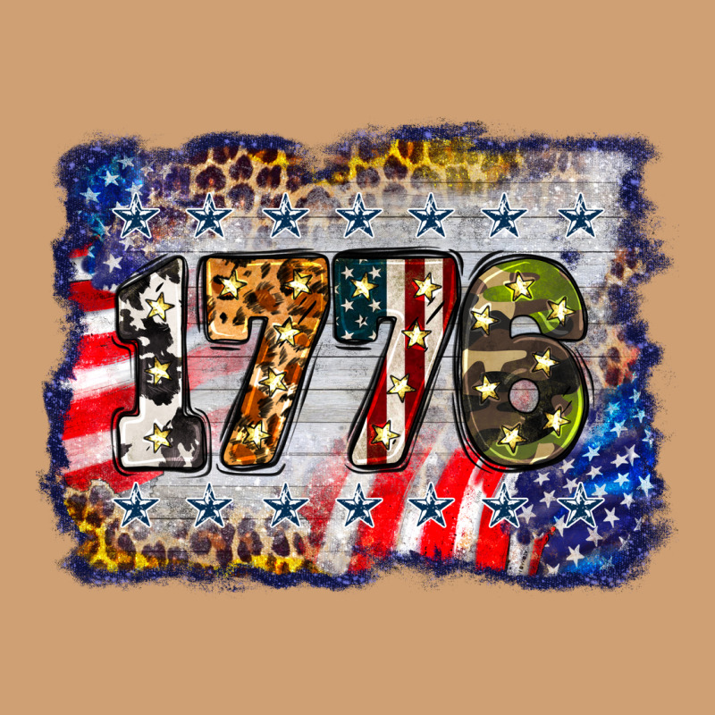 1776 4th Of July Background Vintage Tee by BarkalooDesign | Teevron