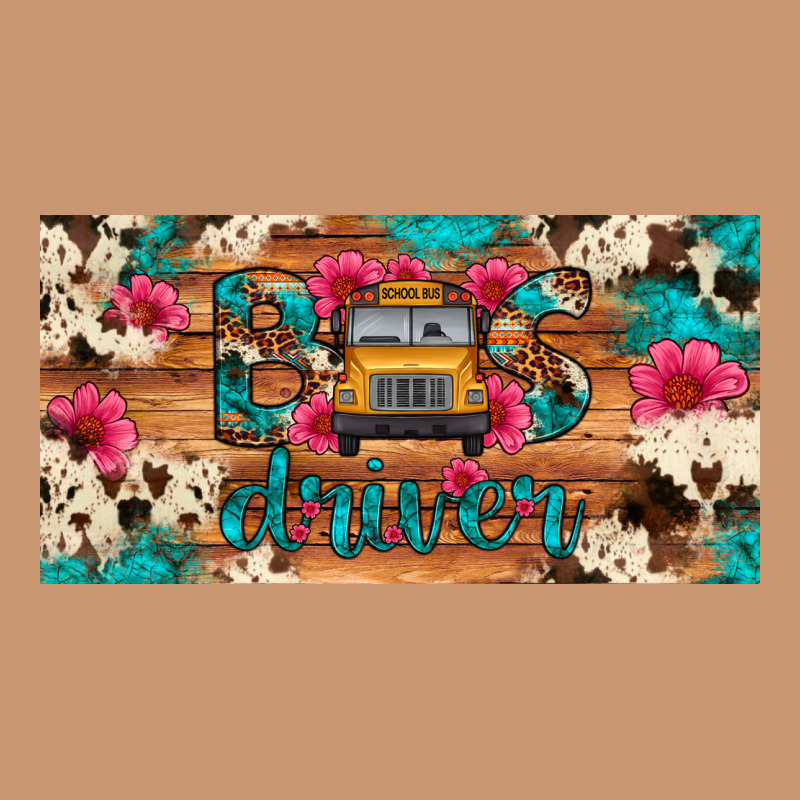 Bus Driver School Bus Cowhide License Plate Heavyweight Hoodie by Artiststas | Teevron