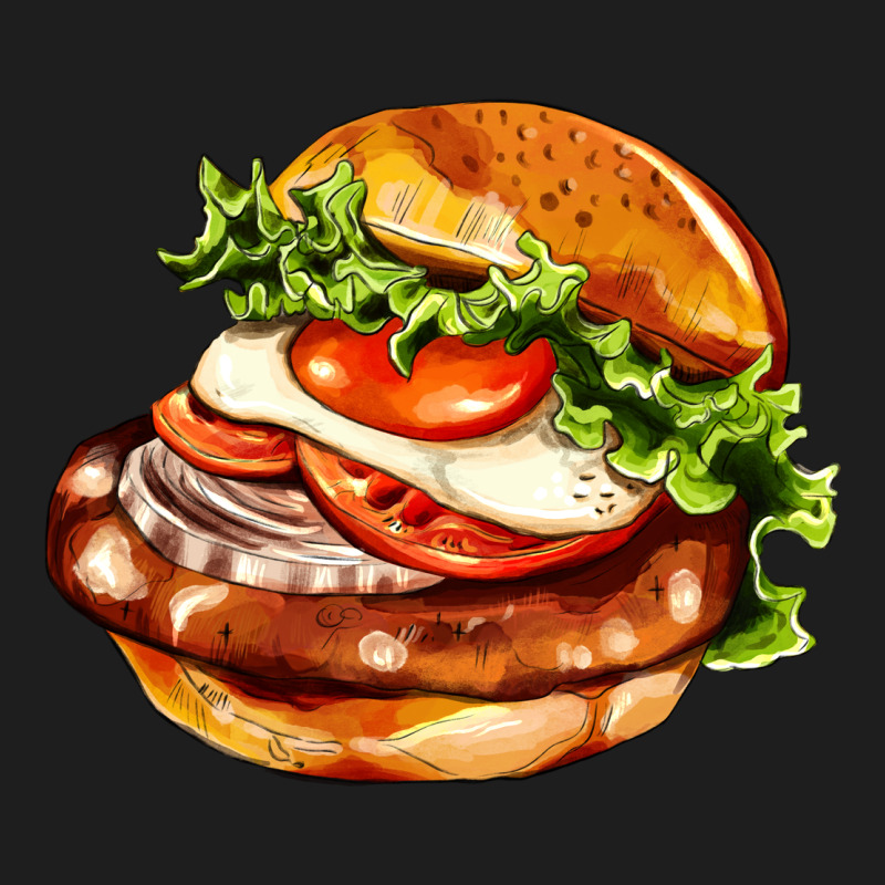 American Hamburger Heavyweight Hoodie by AdoDesignShop | Teevron