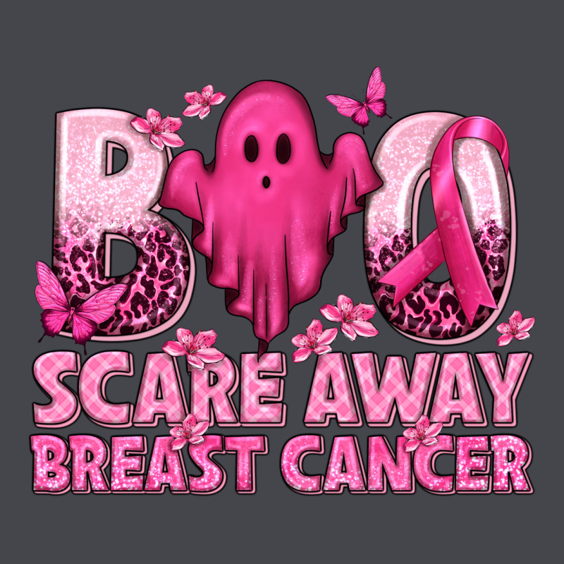 Boo Scare Away Breast Cancer Long Sleeve Tee by texasbilliewilder | Teevron