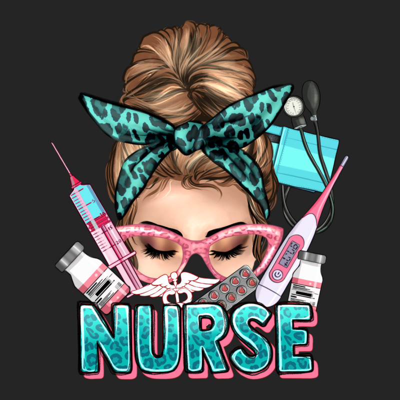 Nurse Life Messy Bun Premium Hoodie by NancyCooperArtShop | Teevron