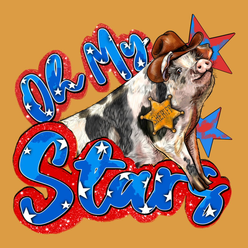 Oh My Stars Pig Urban Heavy Tee by Zillion Design Studio | Teevron