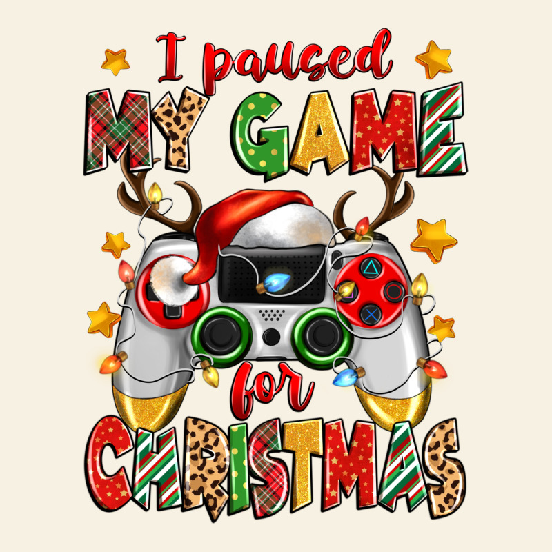 I Paused My Game For Christmas Vintage Tee by Zillion Design Studio | Teevron