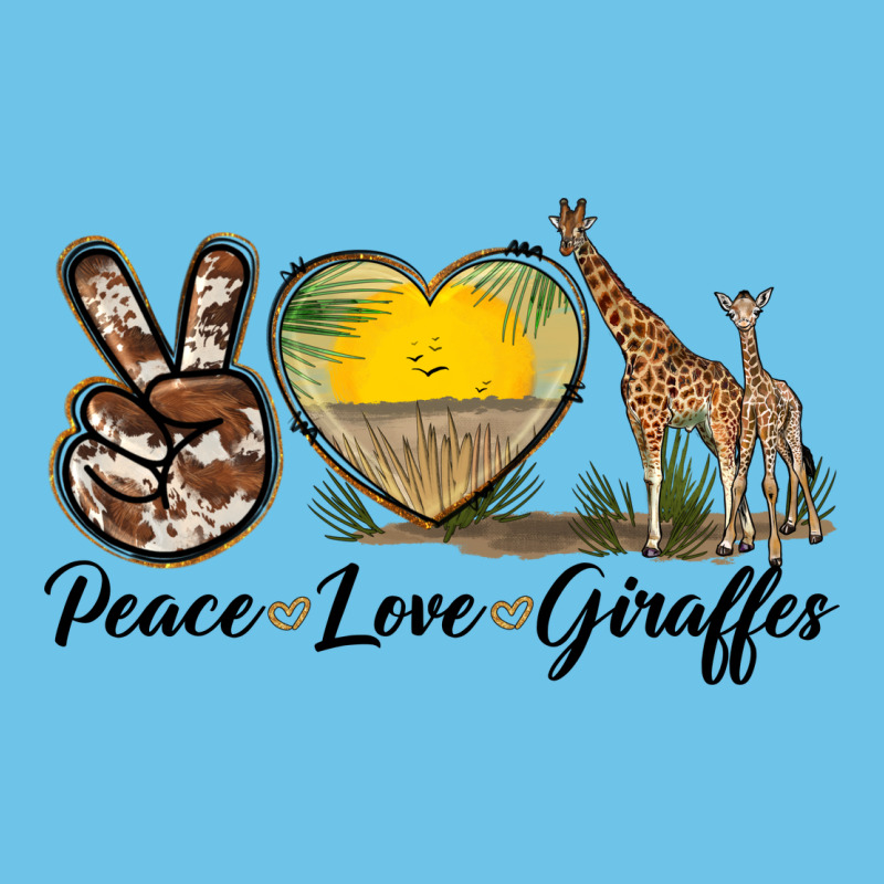 Peace Love Giraffes Premium Sweatshirt by LillyAllenDesigns | Teevron
