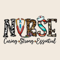 Nurse Caring Strong Essential Zipper Hoodie | Teevron