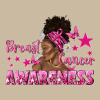 Breast Cancer Awareness With Afro Woman Long Sleeve Tee | Teevron