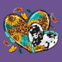 Cowhide Leopard Hearts Vintage Tee | Teevron