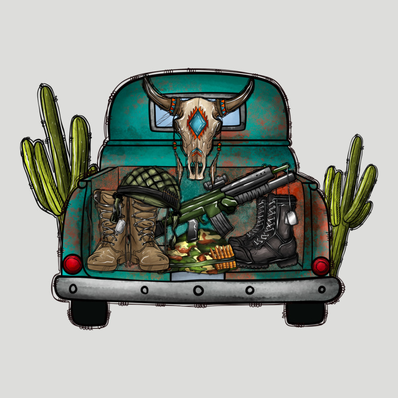 Soldier Truck Zipper Hoodie by CowhideDigitalArt | Teevron