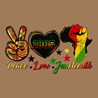 Peace Love Juneteenth Raised Fist Classic Tee | Teevron