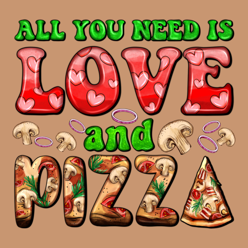All You Need Is Love And Pizza Heavyweight Hoodie by AdoDesignShop | Teevron