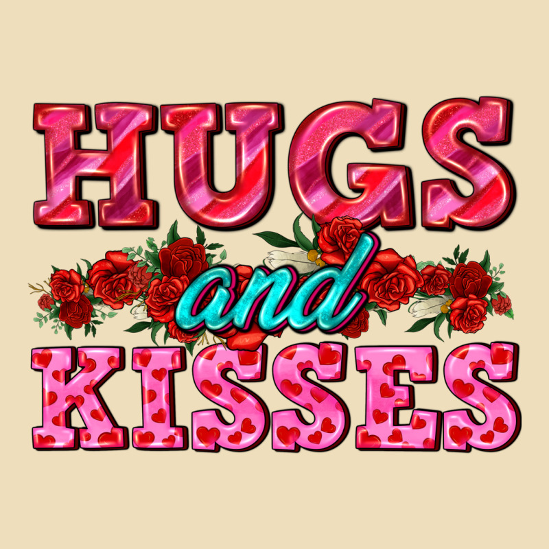 Hugs And Kisses Valentines Premium Hoodie by AdoDesignShop | Teevron