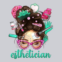 Esthetician Messy Bun With Pink Leopard Glasses Bbs Urban Hoodie | Teevron
