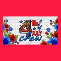 Floral 4th Of July Crew License Plate Zipper Hoodie | Teevron