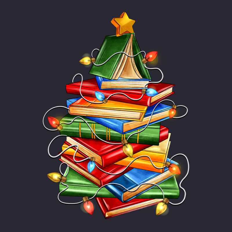 Book Christmas Tree Vintage Tee by Zillion Design Studio | Teevron