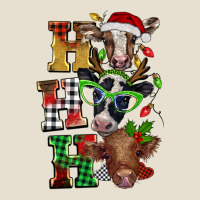 Christmas Ho Ho Ho Cow Urban Heavy Tee | Teevron