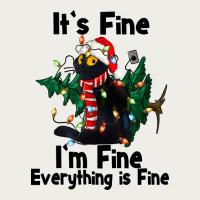 It's Fine I'am Fine Everything Is Fine Zipper Hoodie | Teevron