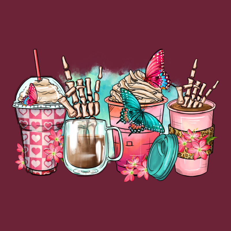 Rock Hand Coffee Cups Long Sleeve Tee by Zillion Design Studio | Teevron