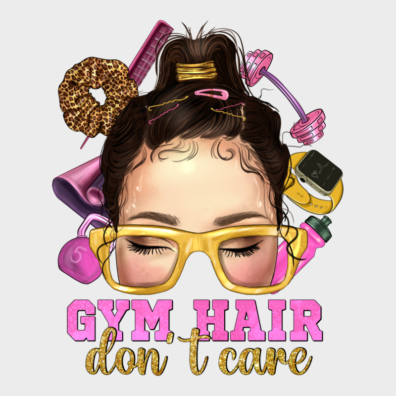 Messy Bun Gym Hair Don't Care Bbs Urban Hoodie by BundleAndBundleShop | Teevron