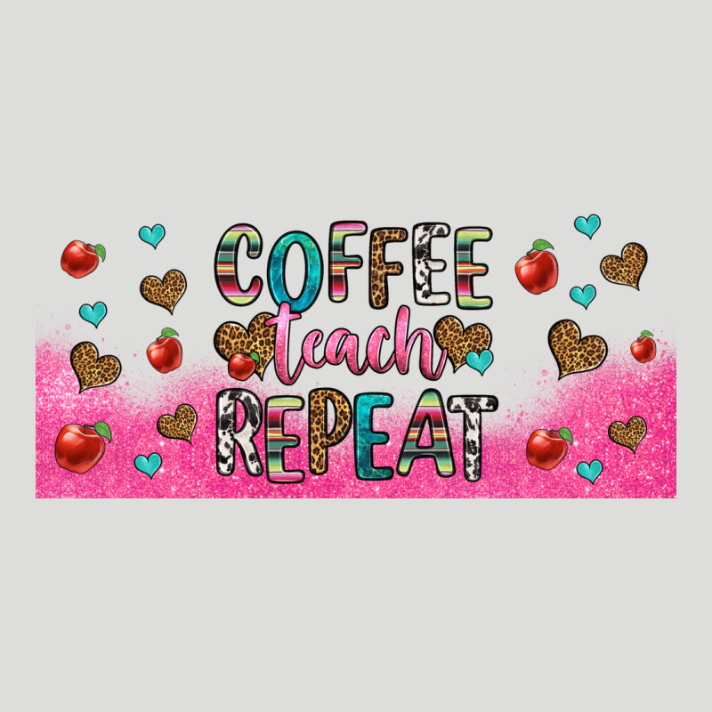 Coffee Teach Repeat Teacher Libbey Glass Zipper Hoodie by HRA Design Shop | Teevron