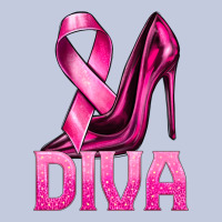 Breast Cancer Diva Ribbon And Heels Long Sleeve Tee | Teevron